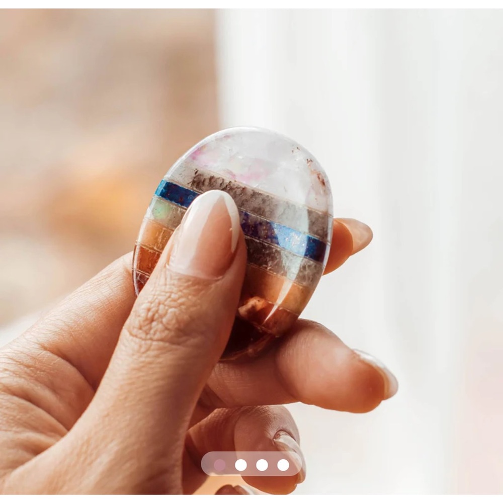 Tiny Rituals Chakra Worry Stone - Picture 3 of 5